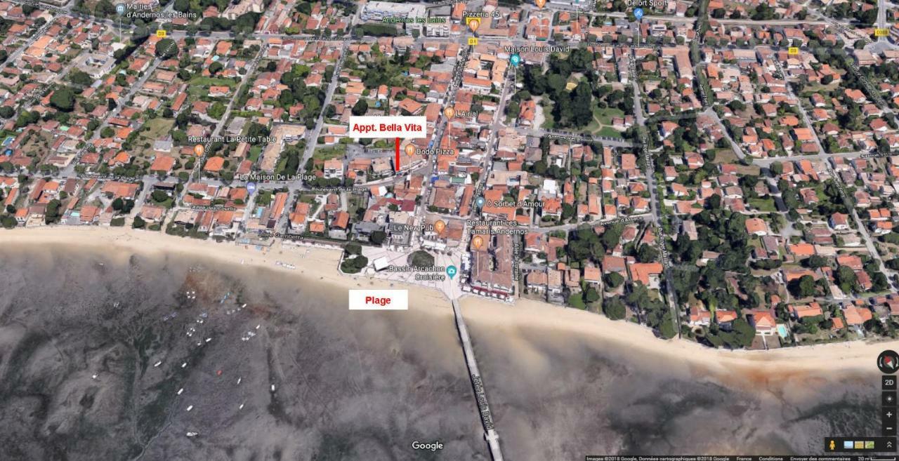 Appt. Bella Vita - Andernos Les Bains, Au Coeur Du Bassin D'Arcachon מראה חיצוני תמונה